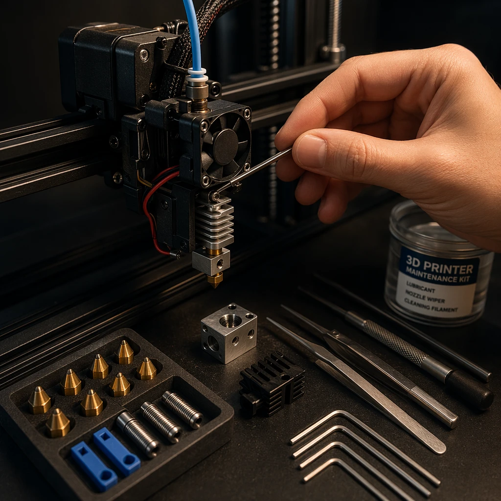 3D printer maintenance and precision tools